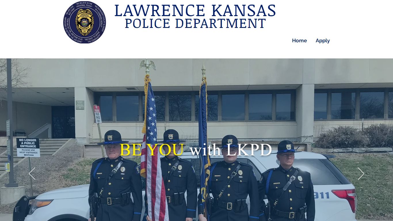 Lawrence Kansas Police Department Recruiting Page